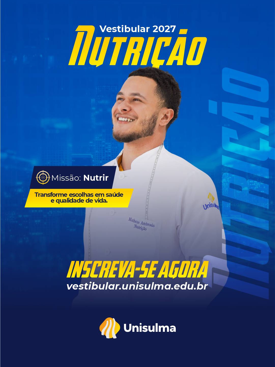 Campanha Vestibular 2027 — Nutrição